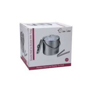 ICE BUCKET 3L DOUBLE WALL W/TONG MATT ICE BUCKET 3L DOUBLE WALL W/TONG MATT